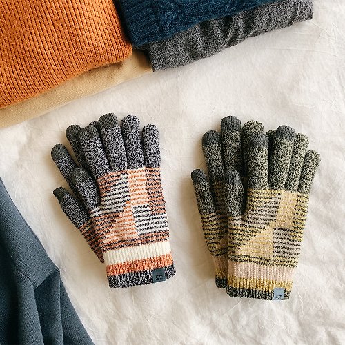 布物設計 針織雙層手套 | 針織 冬天