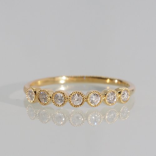 IRIZA Jewellery 18K金鑽石小米戒指 Diamond Millet Ring