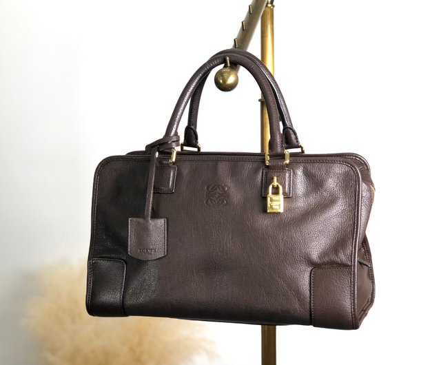 日本直送 名牌中古包 】LOEWE ロエベ アマソナ36 ハンドバッグ