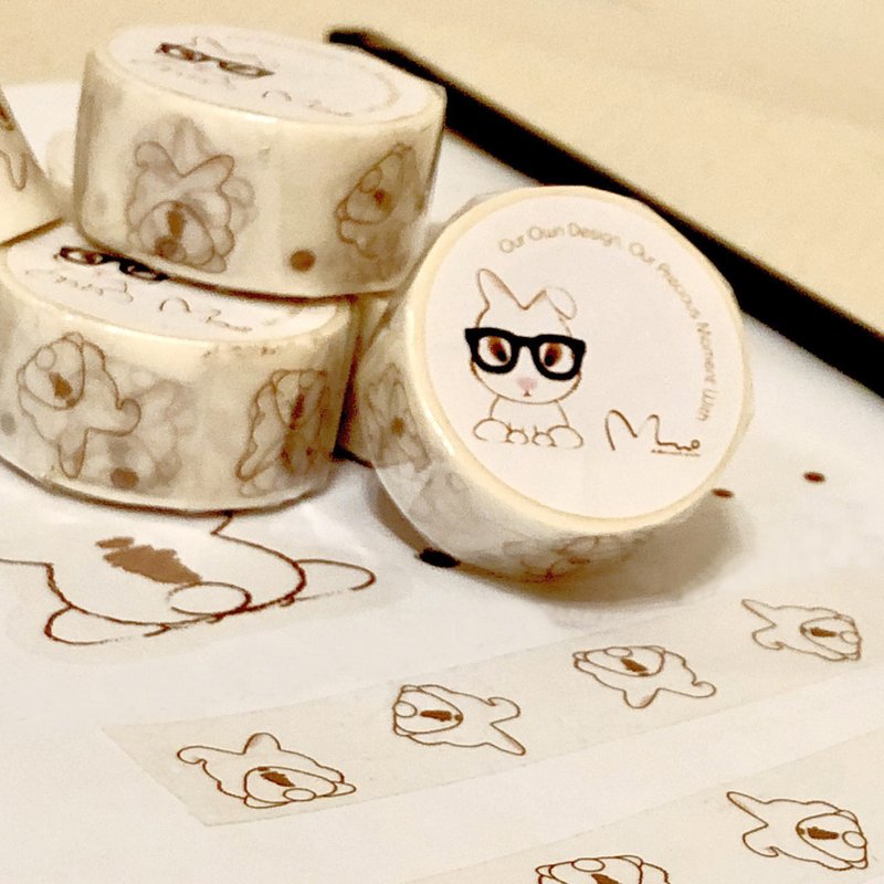 肂肶bun-日常生活紙テープ |おしり大巻物 - マスキングテープ・PET テープ - 紙 