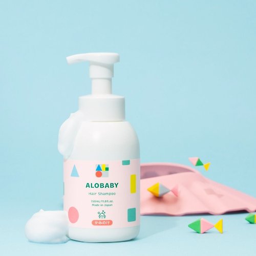 Alobaby 日本天然有機寶寶護膚品牌 台灣總代理 Alobaby 寶寶山茶花洗髮慕斯 (1歲後洗髮專用 弱酸淨潔)