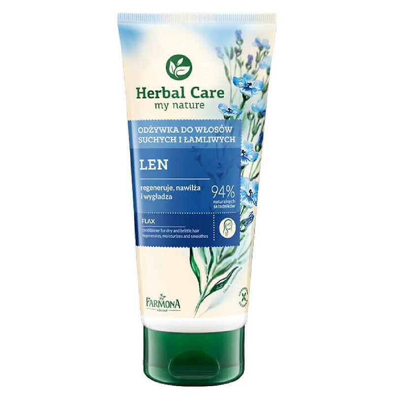 Short-term product [hair care product] Herbal care Flax Instant Nourishing Conditioner - ครีมนวด - วัสดุอื่นๆ สีน้ำเงิน