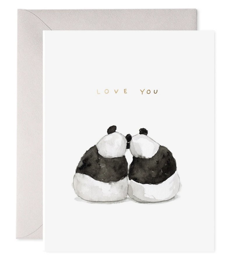 Panda Love Card - Cards & Postcards - Paper 