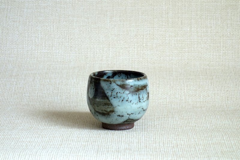 湯のみ 流れ釉a - 茶壺/茶杯/茶具 - 陶 灰色