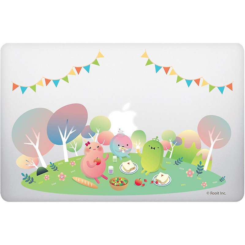 New Series - No Personality Roo [picnic party] "Macbook 12 inch / Air 11 inch special" crystal shell (transparent), AC0BB01 - Tablet & Laptop Cases - Plastic Multicolor