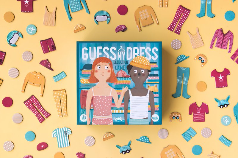 Londji-guess my outfit! Parent-child board game (original from Spain) - Kids' Toys - Paper 