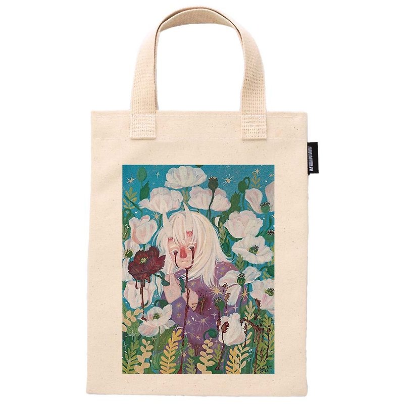 │ My White Melancholy Artist Series │ Synthetic Canvas 12oz Tote Bag - Handbags & Totes - Cotton & Hemp Multicolor