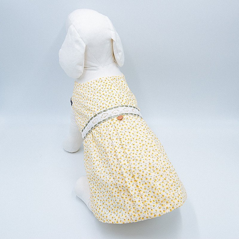 毛毛之森 Momojism 寵物衣服 - 連身裙 - Titania - 寵物衣服 - 棉．麻 黃色