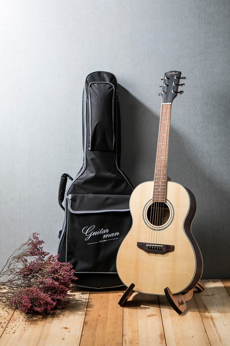 Taiwan original guitarman T-31A 36 inch spruce surface single handmade travel guitar - Guitars & Music Instruments - Wood 