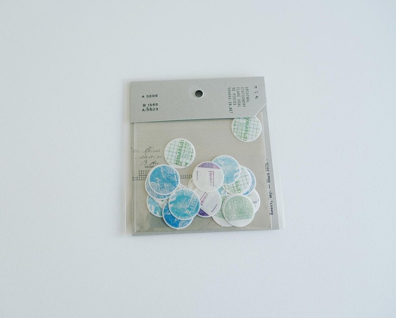 YOHAKU Styling Sticker F-010 Handbook Material Handmade Japanese Stationery - Stickers - Paper 