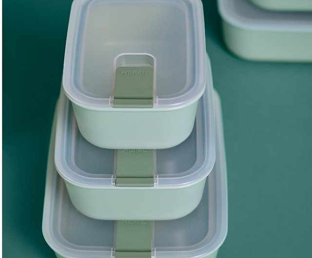 Mepal EasyClip Plastic Storage Boxes, 5 Sizes, 2 Colors