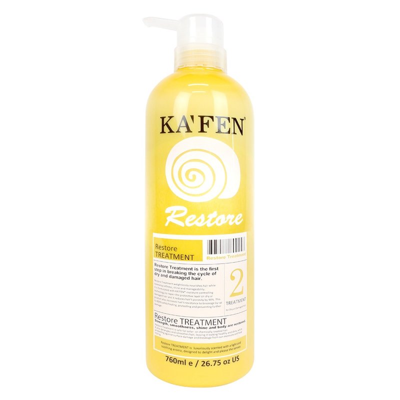 【KA'FEN】極致 護髮素760ml - 潤髮乳/護髮用品 - 塑膠 黃色