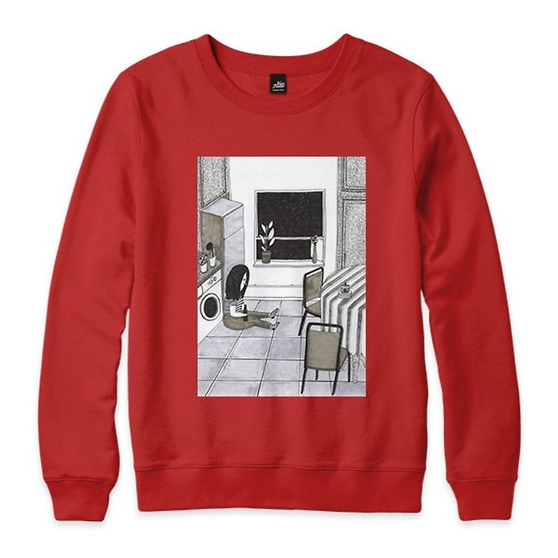 クリスマススペシャル-レッド-ユニセックスバージョンユニバーシティT - Tシャツ メンズ - コットン・麻 レッド