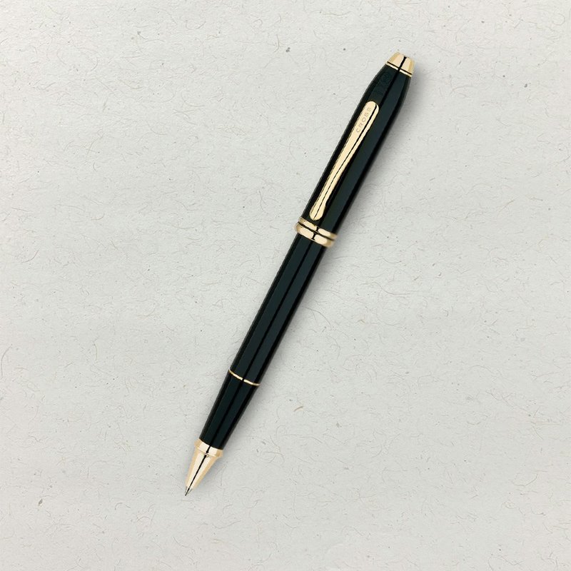 【CROSS】濤聲系列23K鍍金黑色鋼珠筆(原廠正貨) - 鋼珠筆 - 其他金屬 黑色