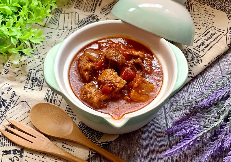 [Family Food] Sister Ni’s Beef Brisket Pot with Tomato Sauce - Prepared Foods - Fresh Ingredients Red