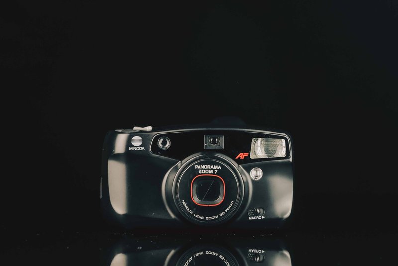 MINOLTA PANORANA ZOOM 7 #8410 #135底片相機 - 相機/拍立得/底片相機 - 其他金屬 黑色