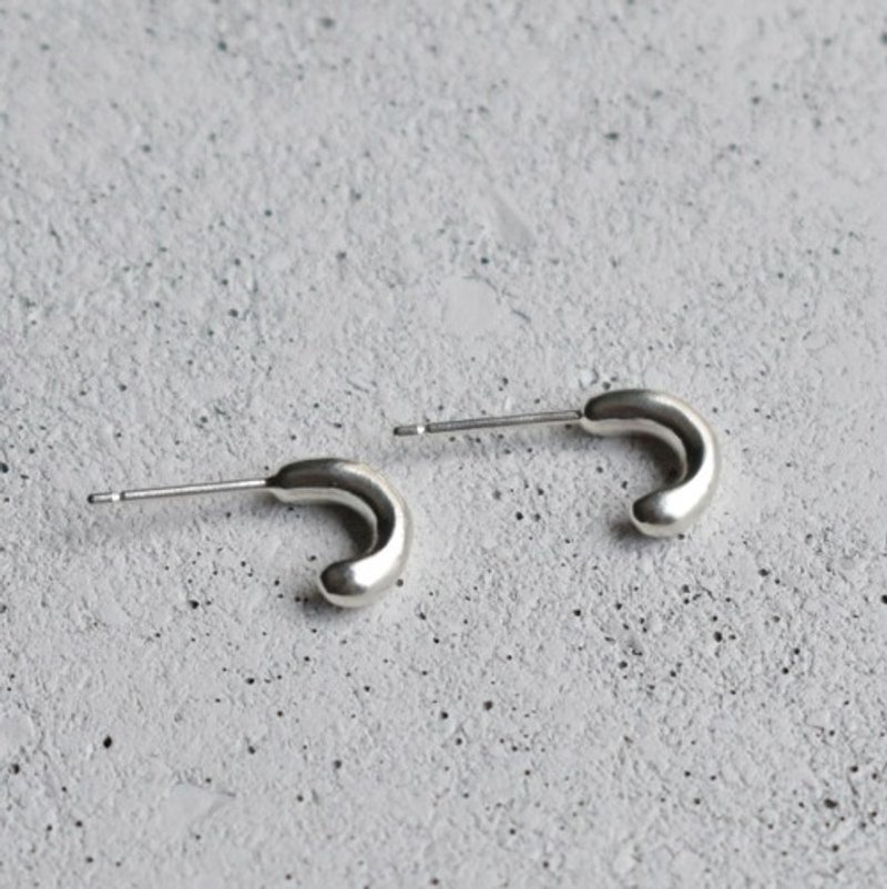 maroyaka pierce/pierced earrings - ต่างหู - โลหะ 