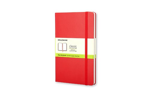 MOLESKINE MOLESKINE 經典紅色硬殼筆記本 - L - 空白 - 燙金服務