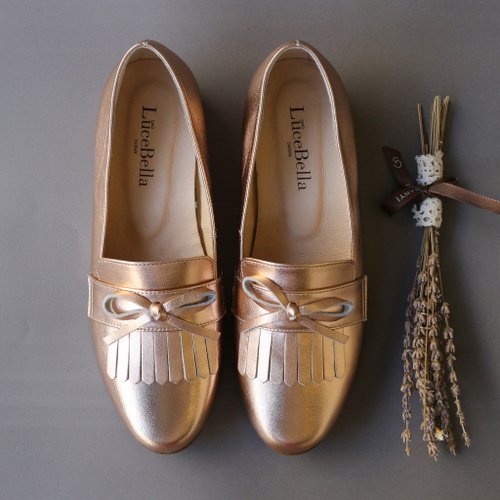 【 Jupiter】  tassel Loafer shoes - gold