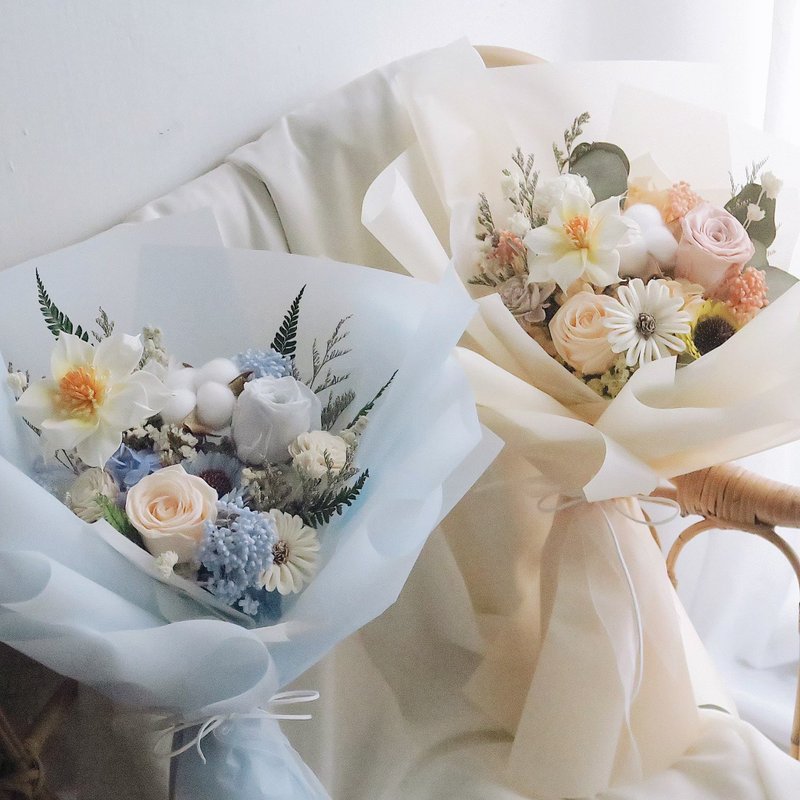 畢業花束 週年花束 生日花束 情人節花束 乾燥花束 永生花束 - 乾燥花/永生花 - 植物．花 