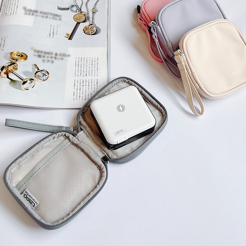 LaPO Multifunctional Wireless Charging Power Bank WT-03 Textured Storage Bag - กระเป๋าเครื่องสำอาง - วัสดุอื่นๆ หลากหลายสี