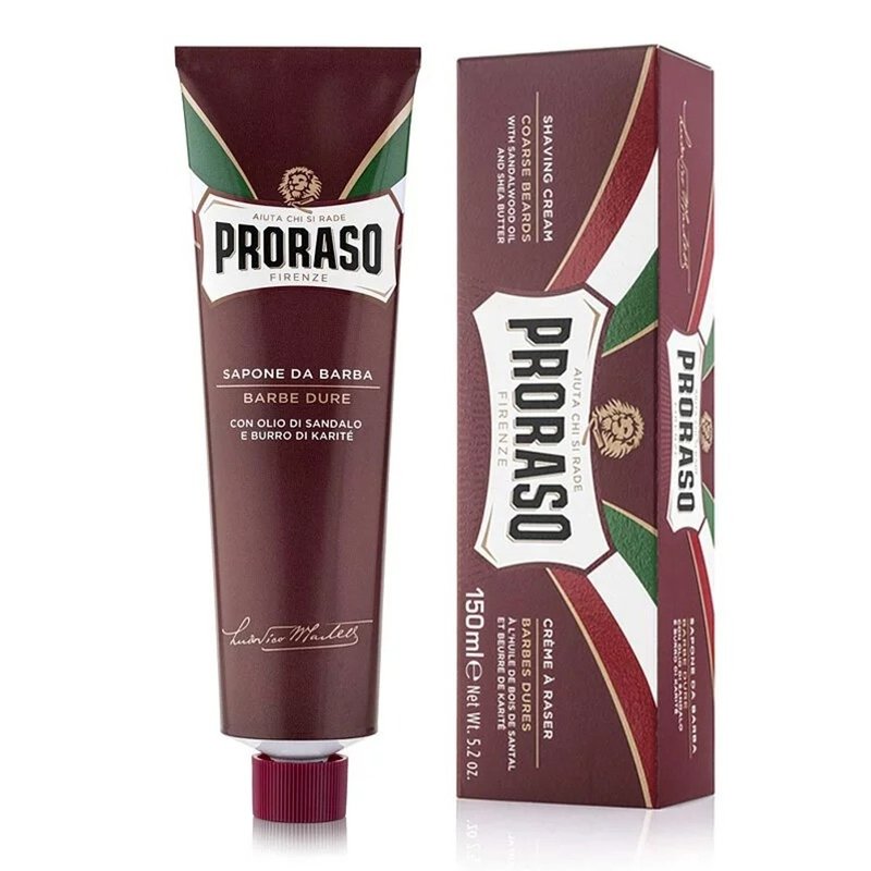 Proraso - 滋潤檀香 紅標 刮鬍膏 / 刮鬍泡 刮鬍皂 刮鬍乳 刮鬍霜 - 男性保養/清潔/修容工具 - 其他材質 