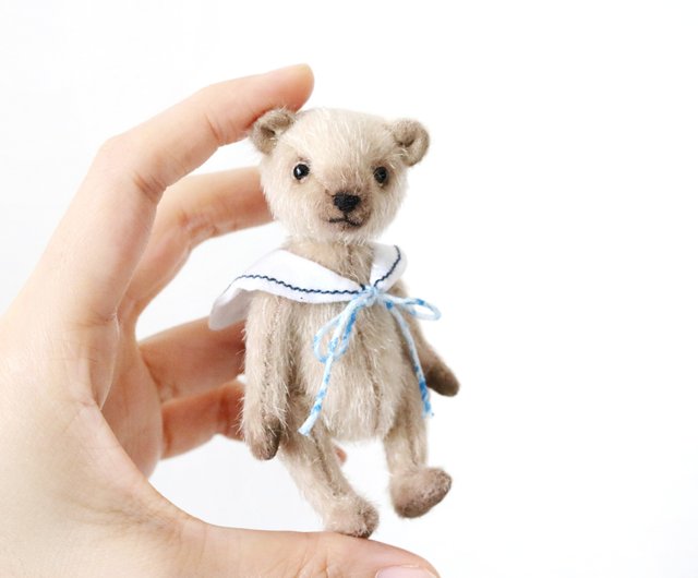 材料パッケージには説明書が付属します） ミニテディベア材料
