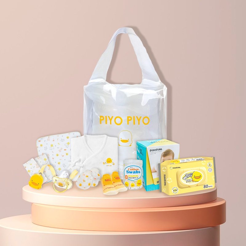 Piyo Piyo 黃色小鴨 待產新生包 - 彌月禮盒 - 其他材質 多色