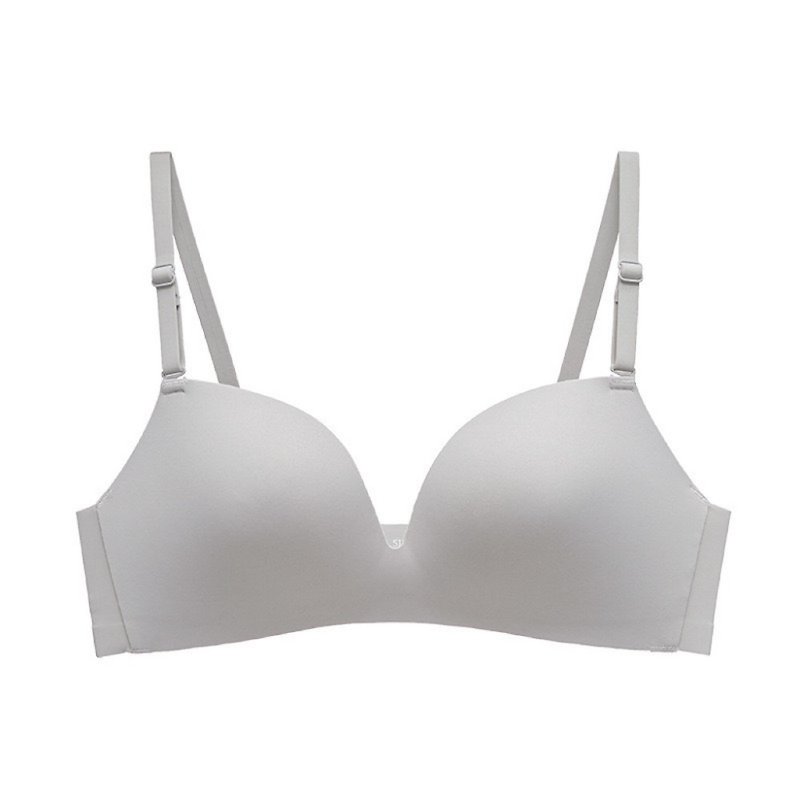 Underwear, no steel ring, thin and sexy, comfortable and breathable bra, high sc - Women's Underwear - Polyester 