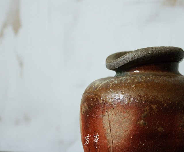 古代備前焼 壁掛け花器 - ショップ old-light-selection 花瓶