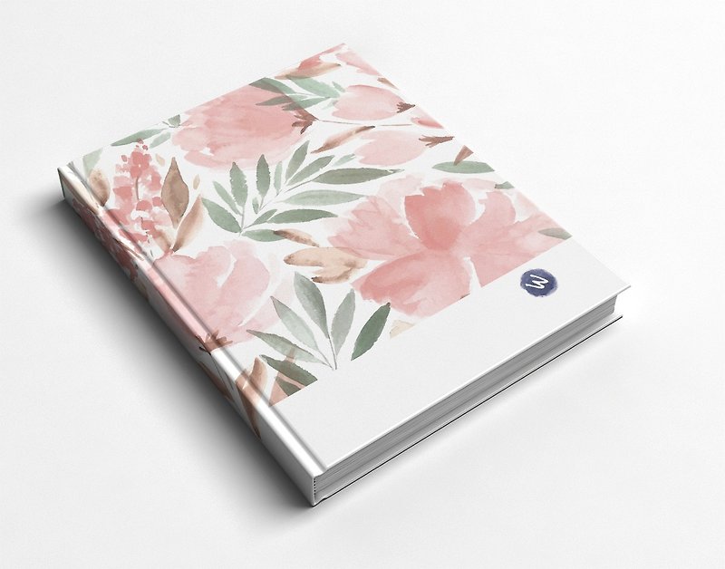 Rococo Strawberry WELKIN Handmade_Handmade Book / Notebook / Notebook / Diary-Water Ink Flower - ノート・手帳 - 紙 