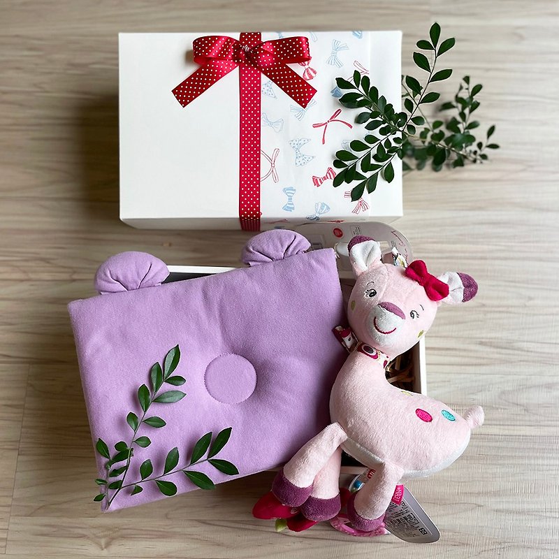 Miyue Gift Box [MAKURA+FEHN] Dual-purpose Breathable Breastfeeding Arm Pillow M+ Hanging Cloth Doll - ของขวัญวันครบรอบ - ผ้าฝ้าย/ผ้าลินิน หลากหลายสี