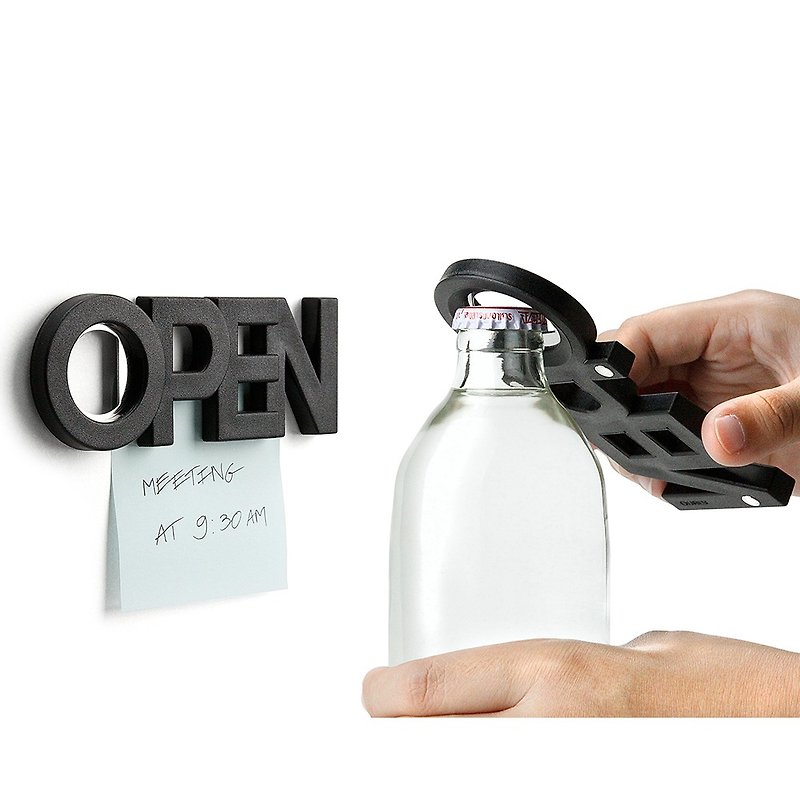 QUALY OPEN bottle opener (purple) - Bottle & Can Openers - Plastic Purple