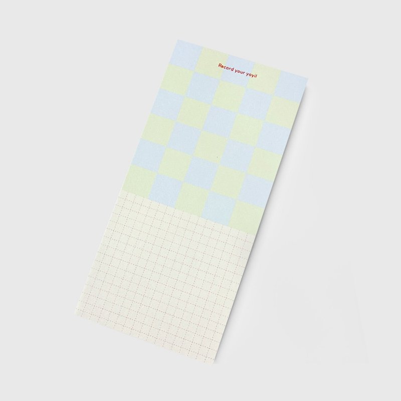 (Long) Two checkerboard | Memo Pad - 便條紙/便利貼 - 紙 多色