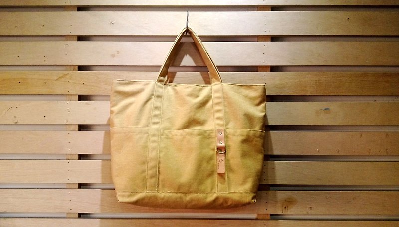 Basic tote bag/optional color - Messenger Bags & Sling Bags - Cotton & Hemp 