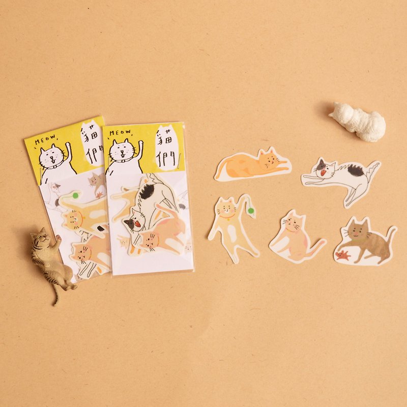 Cat sticker pack - Stickers - Paper White