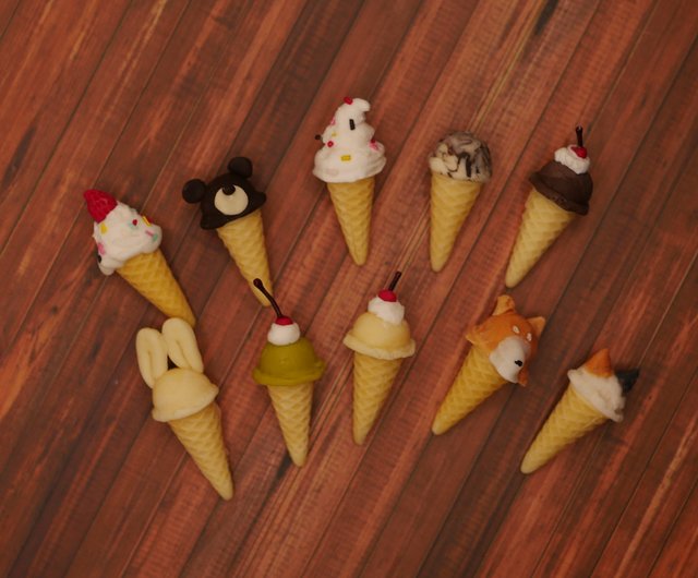 ミニチュアフードアイスクリームセット - ショップ miniature