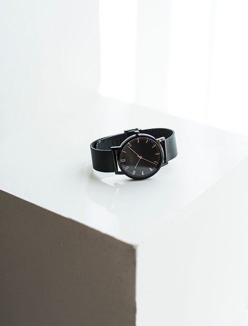 OBAKU 丹麥輕奢極簡設計腕錶 OBAKU 丹麥潮流時尚男錶 V248GXBBMB