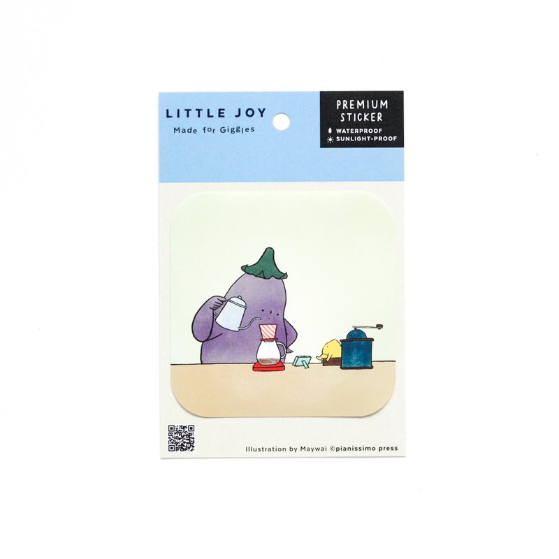 Premium Sticker - Little Joy - Drip Coffee - 貼紙 - 塑膠 多色