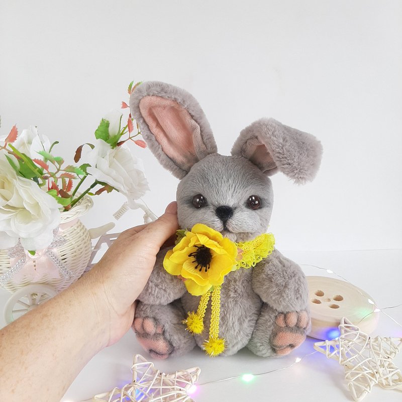 Teddy rabbit,pluch rabbit,pluch toy.Christmas Gift Wrapping. - 公仔/玩偶 - 其他材質 銀色