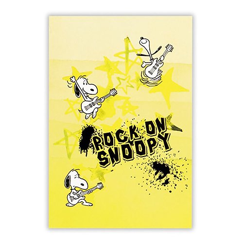 205剪刀石頭紙 Snoopy搖滾派對【Hallmark- JP明信片 多用途】