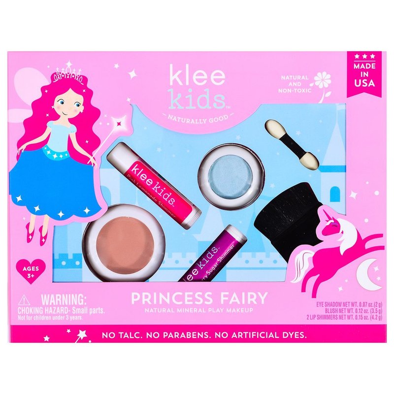 美國【Klee Kids】公主精靈彩妝組 - 指甲油/指甲貼 - 其他材質 粉紅色