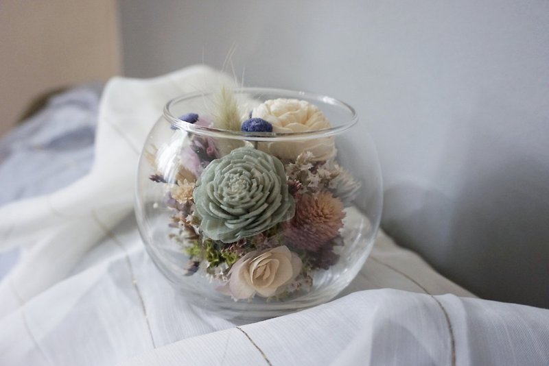 Flowers in a vase/Birthday gift/Opening ceremony/Display decorations - Dried Flowers & Bouquets - Plants & Flowers Blue