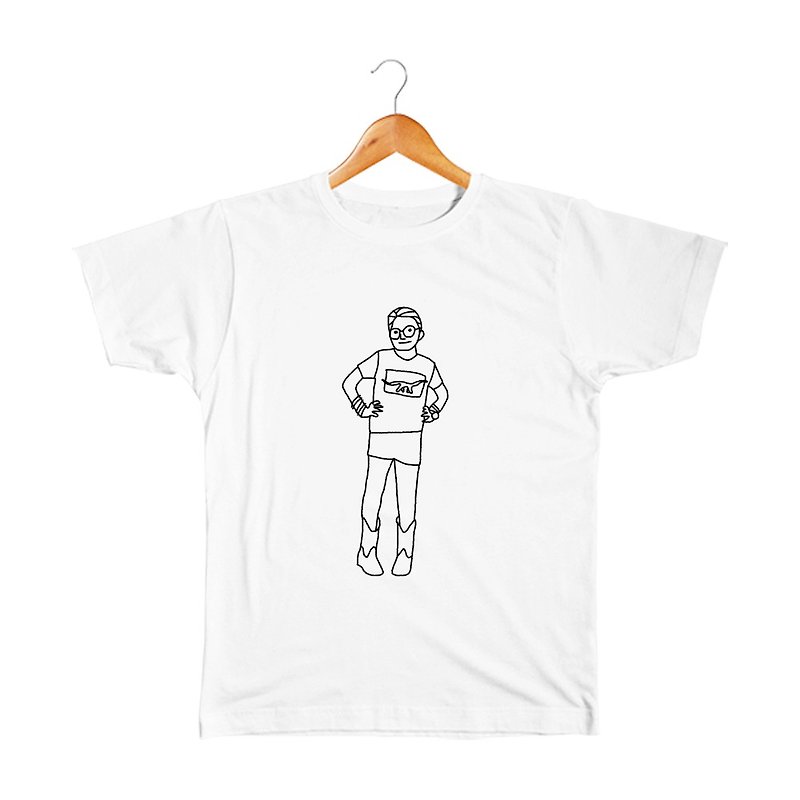 Olive #2 兒童T恤 - 男/女童裝 - 棉．麻 白色