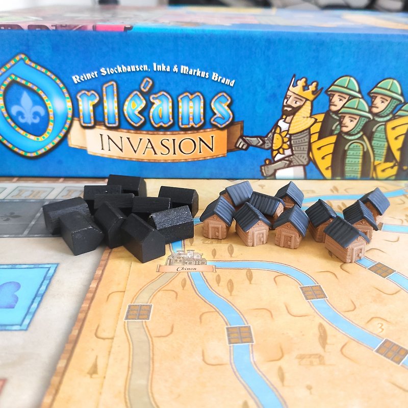 Deluxe Trading Posts Tokens compatible with Orleans: 5th Player Box board game - Board Games & Toys - Other Materials 