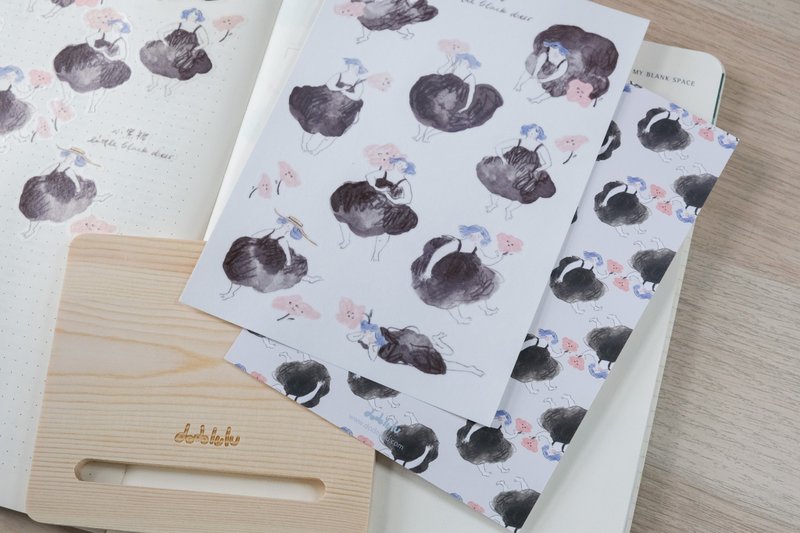 Sticker Sheet - Little Black Dress | Bullet Journal Stickers, Planner Sticker - สติกเกอร์ - กระดาษ สีน้ำเงิน