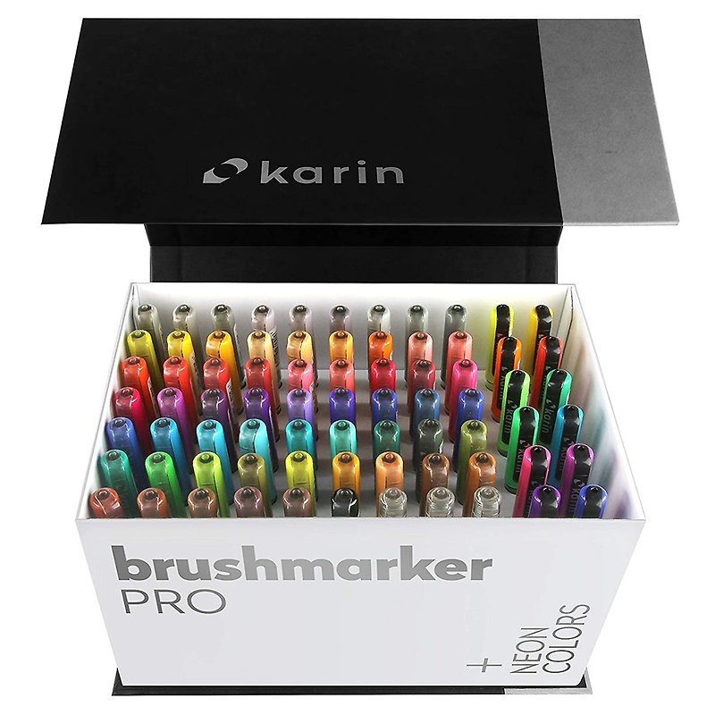 Brushmarker PRO Mega Box Plus 72 colours + 3 blenders - Other Writing Utensils - Pigment 