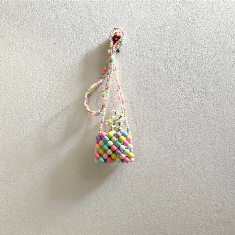 Mini Bead Bag (Candy/Crystal) - Coin Purses - Acrylic 