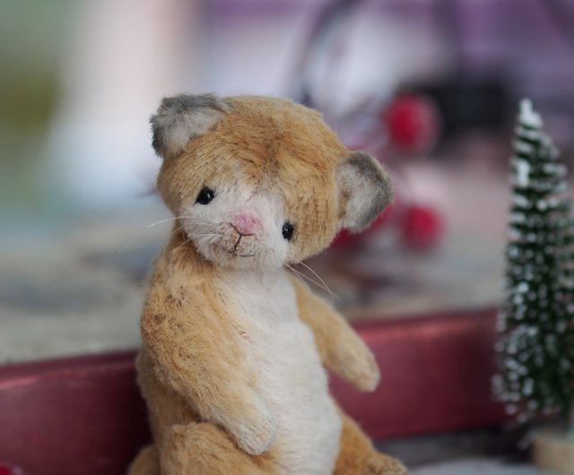 国内作家様　ぽっちゃり子猫　テディベア　テディキャット テディキャット ふわふわ猫ちゃん テディベア ぬいぐるみ ぽぷり