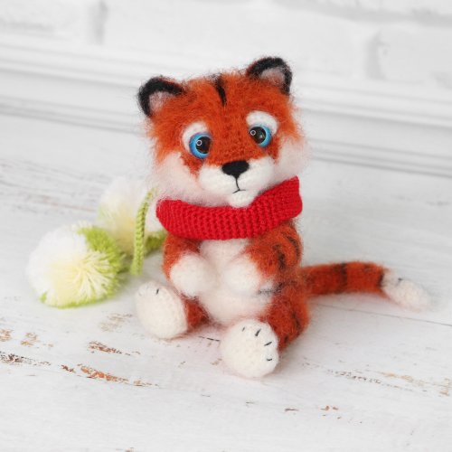 Sankatoys Crochet pattern Fluffy Tiger 2022, PDF Digital Download, DIY amigurumi tutorial